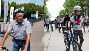  Yaşa Takılmadılar Bisiklet Kullanmayı Öğrendiler