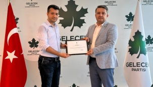 Gelecek Partisi Kartal İlçe Başkanlığı'na Atama Yapıldı