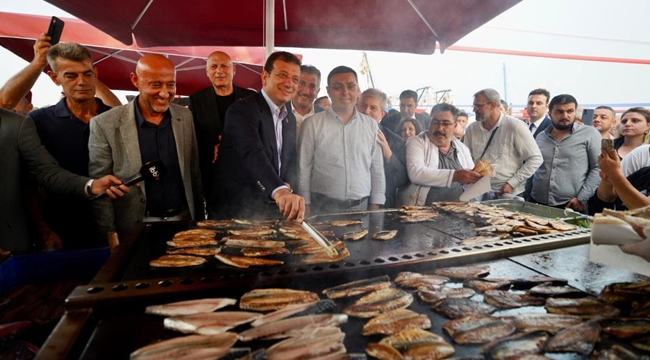  İmamoğlu, Tuzlalı Balıkçılarla Bir Araya Geldi "Vira Bismillah" dedi