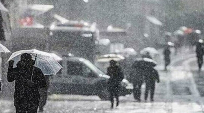 İstanbul'a Sağanak Yağış Uyarısı
