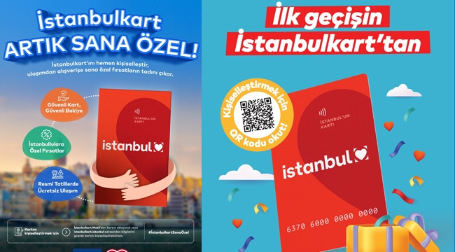 İstanbulkart Artık Kişiye Özel