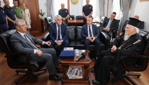Patrik Bartholomeos'tan Teşekkür Ziyareti