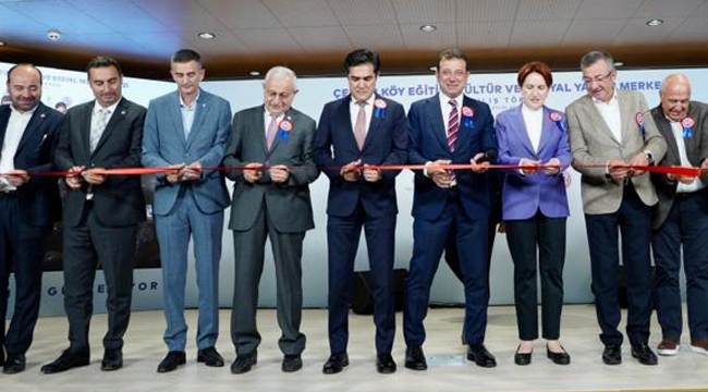 Akşener ve İmamoğlu Çengelköy Kültür Merkezi'ni Birlikte Açtı