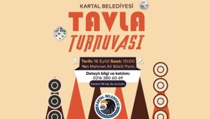 Kartal'da Tavla Turnuvası Heyecanı Başlıyor
