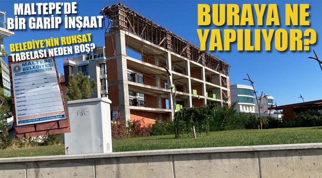 Maltepe'de Bir Garip İnşaat