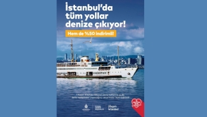 İstanbul'da Deniz Hatlarına ve Aktarmalarda Yüzde 50 İndirim