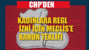 CHP'den, Kadınlara Regl İzni İçin Meclis'e Kanun Teklifi