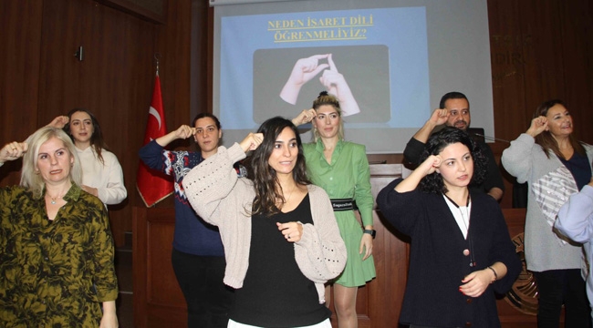 Kartal Belediyesi'nden Personele İşaret Dili Eğitimi 