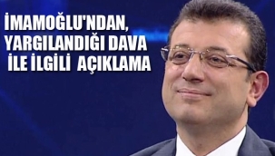 İmamoğlu'ndan, Yargılandığı Dava İle İlgili Açıklama
