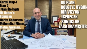 Metin Ağırman "Kartal Etap 1, Etap -2 Planları İle İlgili Konuştu 