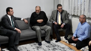 İmamoğlu'ndan Sinan Ateş'in Ailesine Taziye Ziyareti