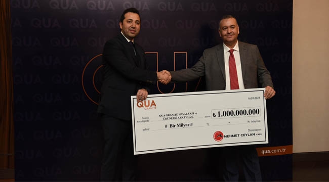 Qua Granit'ten 1 Milyar TL'lik Rekor Satış