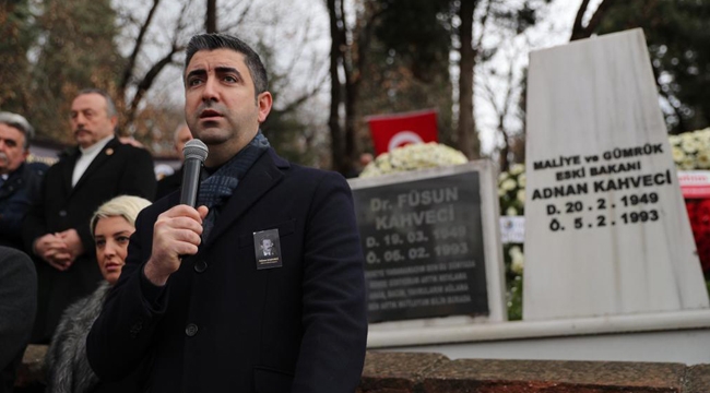 Devlet Eski Bakanı Adnan Kahveci, Vefatının 30'uncu Yıl Dönümünde Kartal'da Anıldı