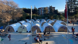 Kartal Belediyesi Hatay'da Afet Koordinasyon Çadırı Kurdu