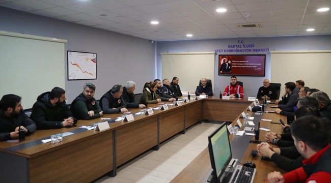 Kartal Belediyesi, Olası Kar Yağışına Karşı Teyakkuza Geçti