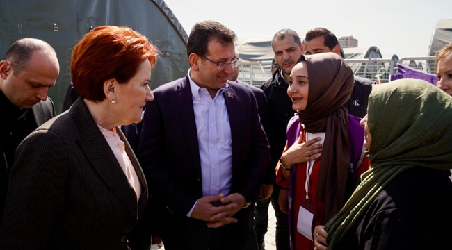 Akşener ve İmamoğlu Hatay'da