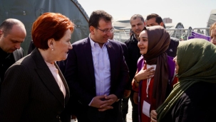 Akşener ve İmamoğlu Hatay'da