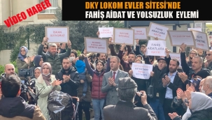 DKY Lotum Evler Sitesi'nde "Fahiş Aidat ve Yolsuzluk" Eylemi