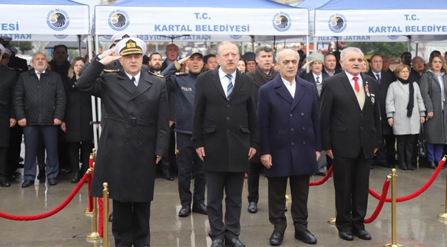 Kartal'da, 18 Mart Çanakkale Şehitler Günü Anma Programı Düzenlendi 