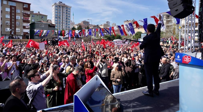 İmamoğlu, 3 İlçe 4 Mahalleyi İlgilendiren Temel Atma Töreninde Konuştu