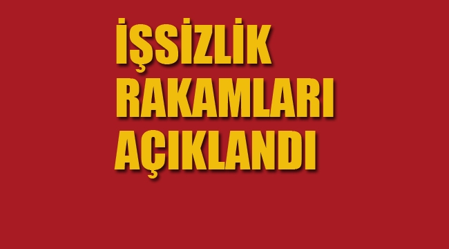 İşsizlik Rakamları Açıklandı