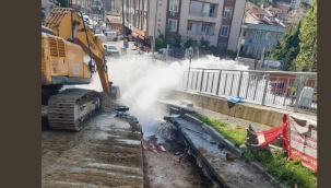 TEİS Çalışması İSKİ Hattını Patlattı