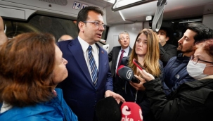 İmamoğlu "Başlatmak Maharet Değil, İş Yapmak, Bitirmek, Hizmete Açmak Maharet"