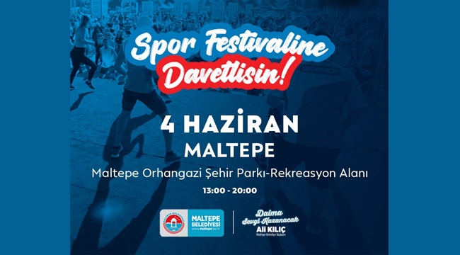 Maltepe Belediyesi'nin "Spor Festivali" Başlıyor