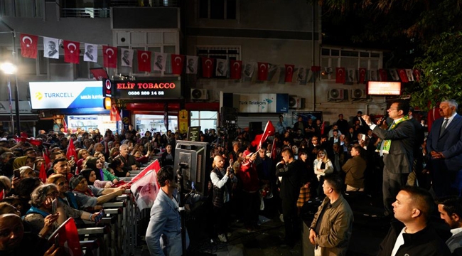 Sarıyer'de Akşam Mitingi