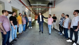 Başkan Yüksel Personeli ile Bayramlaştı