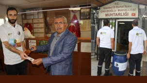 Kartal Belediyesi'nden Atık Yağ Karşılığında Alışveriş Kartı Uygulaması