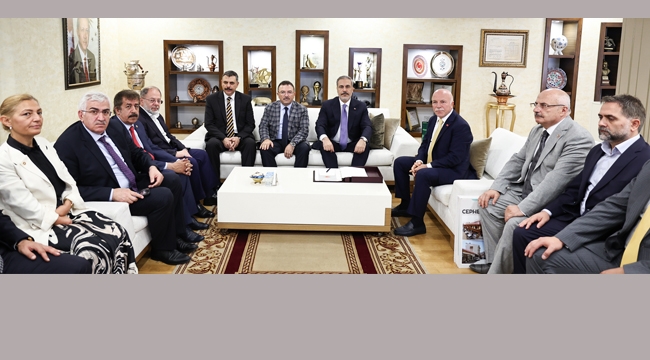 Dışişleri Bakanı Hakan Fidan Erzurum Büyükşehir Belediyesi'ne Ziyaret 