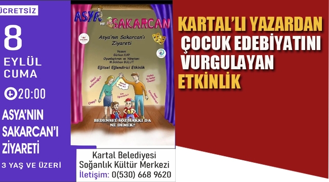 Kartal'lı Yazardan Çocuk Edebiyatını Vurgulayan Etkinlik