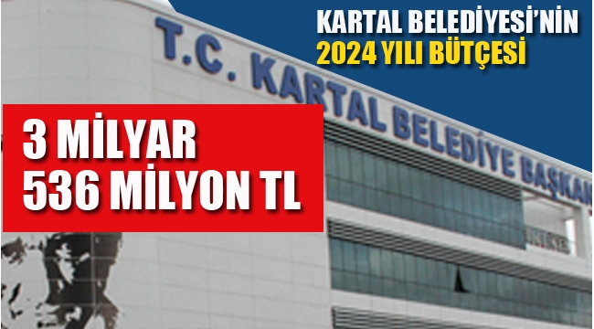 Kartal Belediyesi'nin 2024 Yılı Bütçesi Kabul Edildi