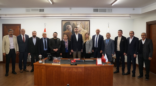Sivas Konfederasyonu'ndan Başkan Gökhan Yüksel'e Ziyaret