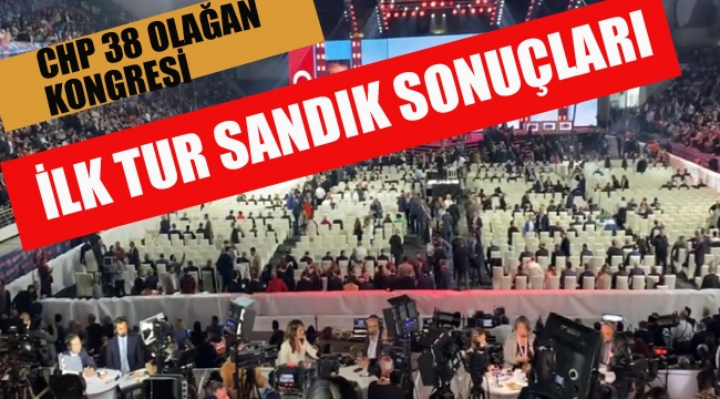 CHP Kongresi İlk Tur Sandık Sonuçları