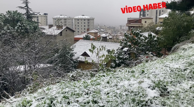 Kartal'a İlk Kar Yağdı