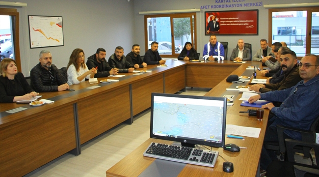 Kartal'da Afet Koordinasyon Toplantısı Yapıldı 