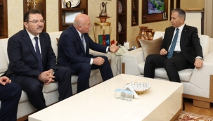 İçişleri Bakanı Yerlikaya Erzurum Büyükşehir Belediyesi'ni Ziyaret Etti