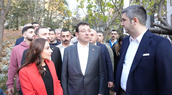 İmamoğlu: "Kartal Belediye Başkanı Gökhan Yüksel ile Dayanışma İçindeyiz"