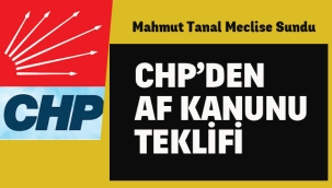 CHP'den Af Kanunu Teklifi