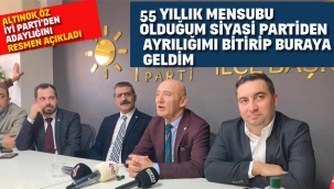 Altınok Öz İyi Parti'den Kartal Belediye Başkan Adaylığını Açıkladı