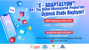 Ataşehir Belediyesi'nden 65 Yaş Üstü Vatandaşlara "Dijital Okur Yazarlık Projesi"