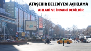 Ataşehir Belediyesi'nden açıklama