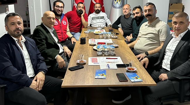 İyi Parti Kartal Belediye Başkan Adayı Öz'den Genel-İş Sendikasına Ziyaret 