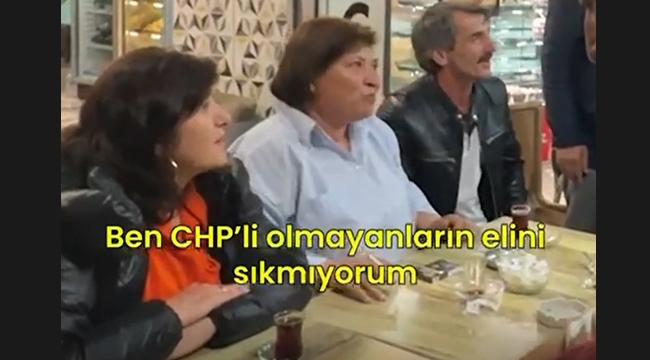 CHP'li Kadın Yöneticiden Şok Sözler " Ben CHP'li Olmayanların Elini Sıkmıyorum"