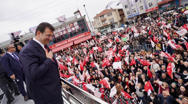 İmamoğlu, Üsküdar Yavuztürk'te Konuştu