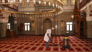 Kartal'da Ramazan Ayı Öncesi İbadethanelerde Temizliği