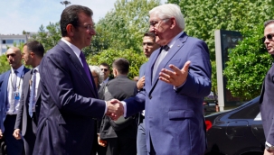 İmamoğlu Almanya Federal Cumhurbaşkanı Dr. Frank-Walter'i Sirkeci Tren Garında Karşıladı