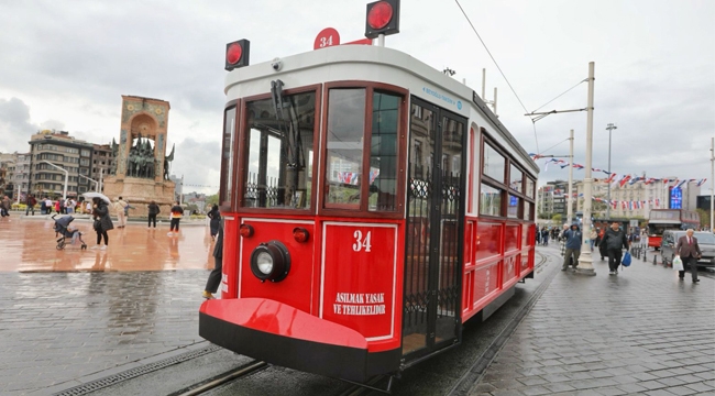 İstiklal Caddesine Bataryalı Tramvay Geliyor